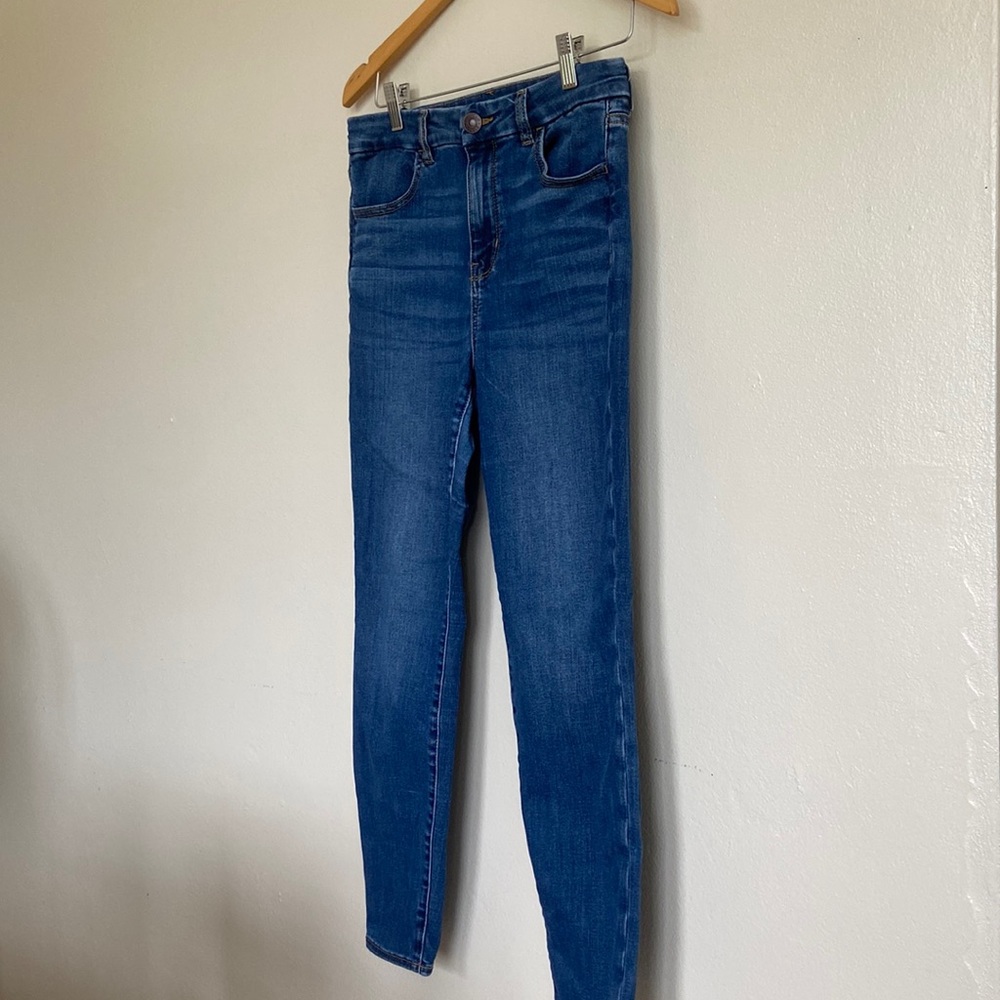 American eagle outfitters Curvy High Rise Jegging 8 Short Dark Wash